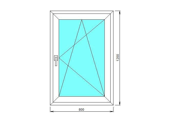 Окно одностворчатое&nbsp;